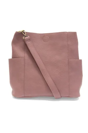 Joy Kayleigh Side Pocket Bucket Bag - Violet