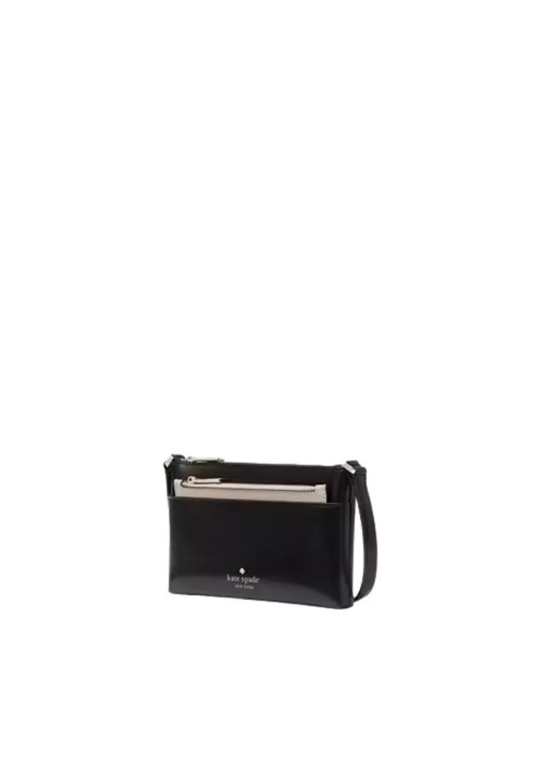 Kate Spade Sadie Set Crossbody Bag Top Zip In Black K7402