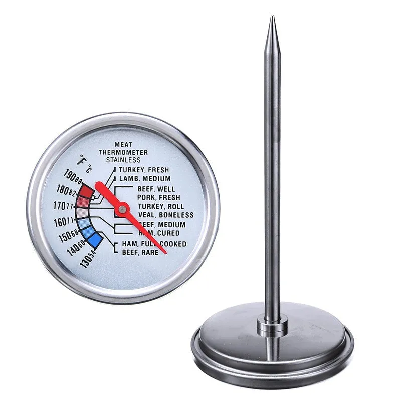 Kitchen Meat BBQ Probe Stainless Steel Dial Cooking Thermometer