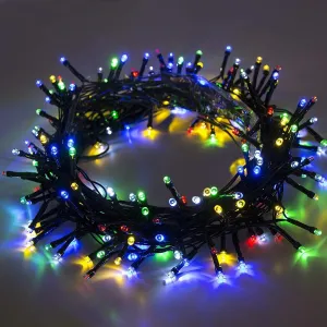 Kuber Industries 2 Piece 8 MM 30 Meter LED's Waterproof Fairy Decorative String Light - Red Green Blue - Decoration Indoor/Outdoor for Party Wedding Diwali -CTKTC23011