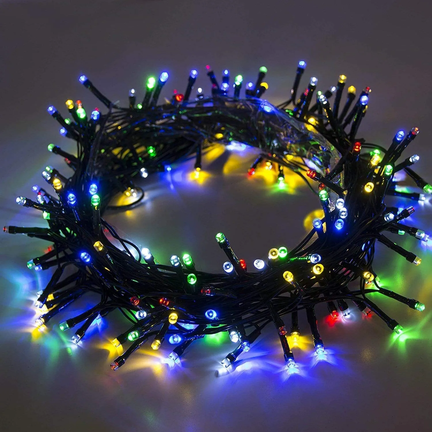 Kuber Industries 3 Pieces 8 MM 20 Meter LED's Waterproof Fairy Decorative String Light - Red Green Blue - Decoration Indoor/Outdoor for Party Wedding Diwali -CTKTC23021