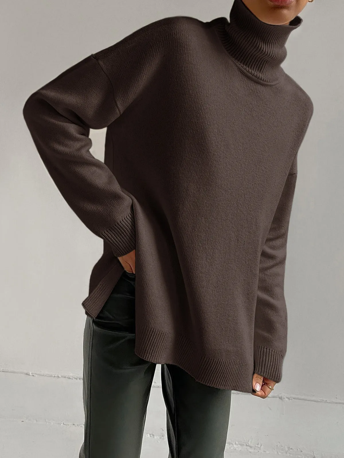 Lean On Graceful Me Turtleneck Sweater