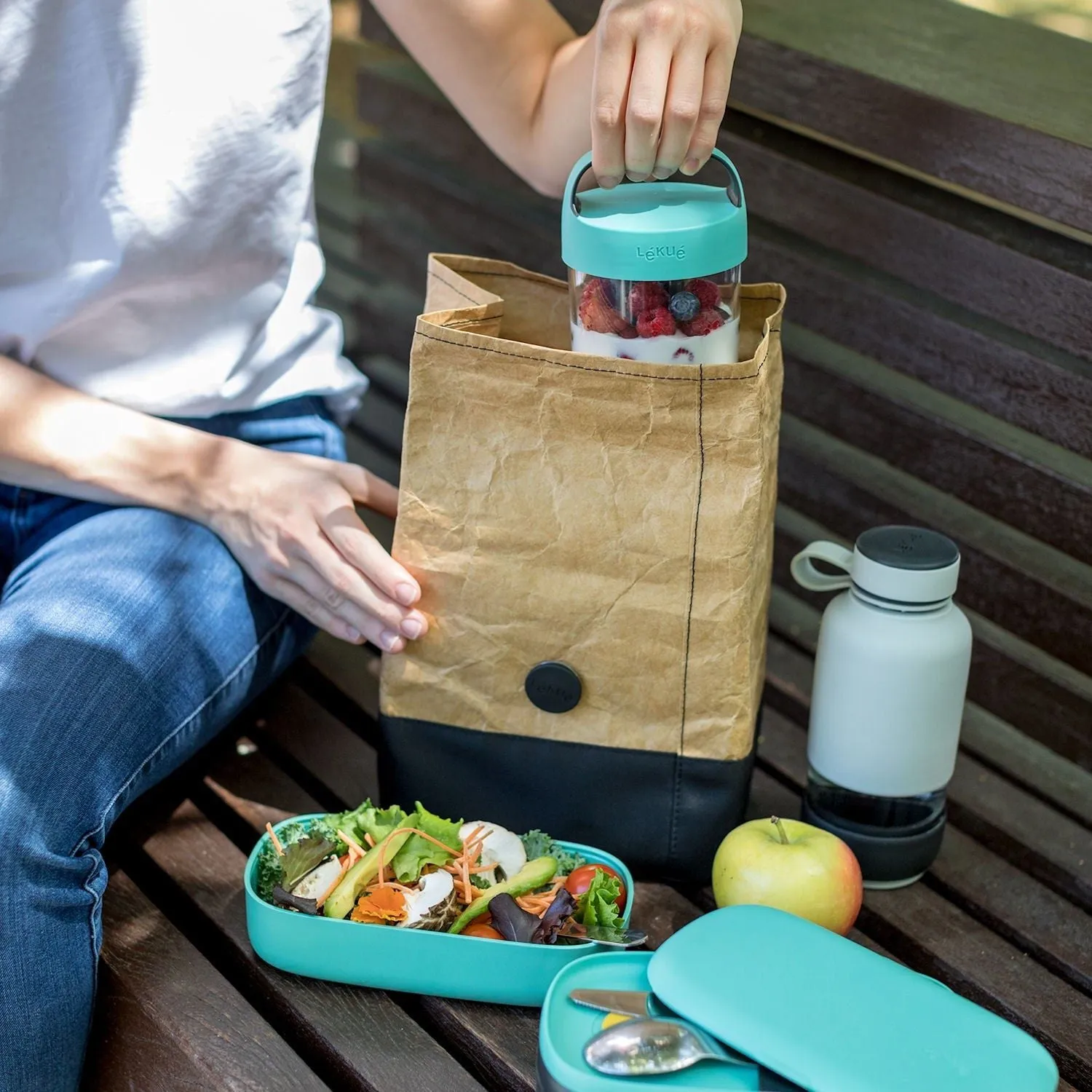 Lekue Kraft Go Reusable Lunch Bag