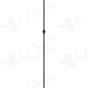 LIH-KW1KNUC44 - Kneewall Single Knuckle 44" Iron Baluster (1/2" Square Hollow)