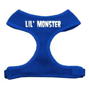 Lil' Monster Design Soft Mesh Harnesses Blue Large