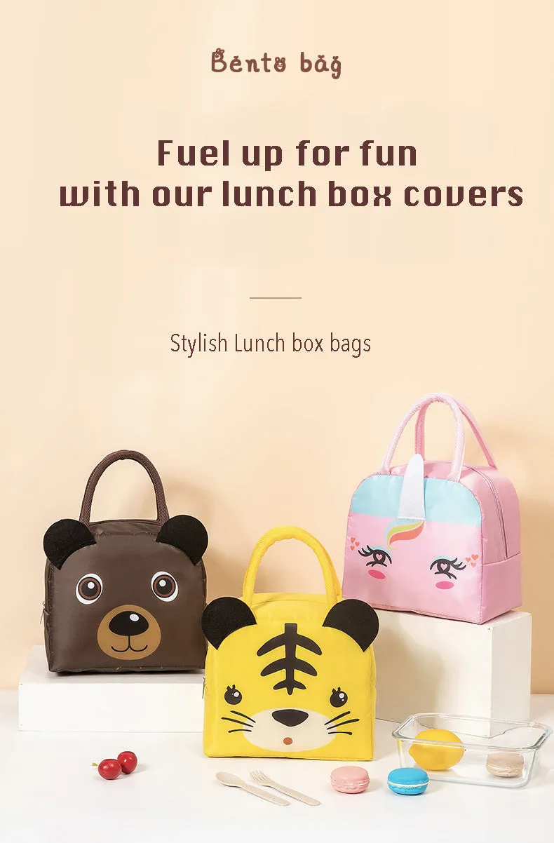 Lunch Box Insulated Bag Soft Leakproof Lunch Bag for Kids Men Women, Durable Thermal Lunch Pail for School Work Office | Fit 6 Cans-Puppy