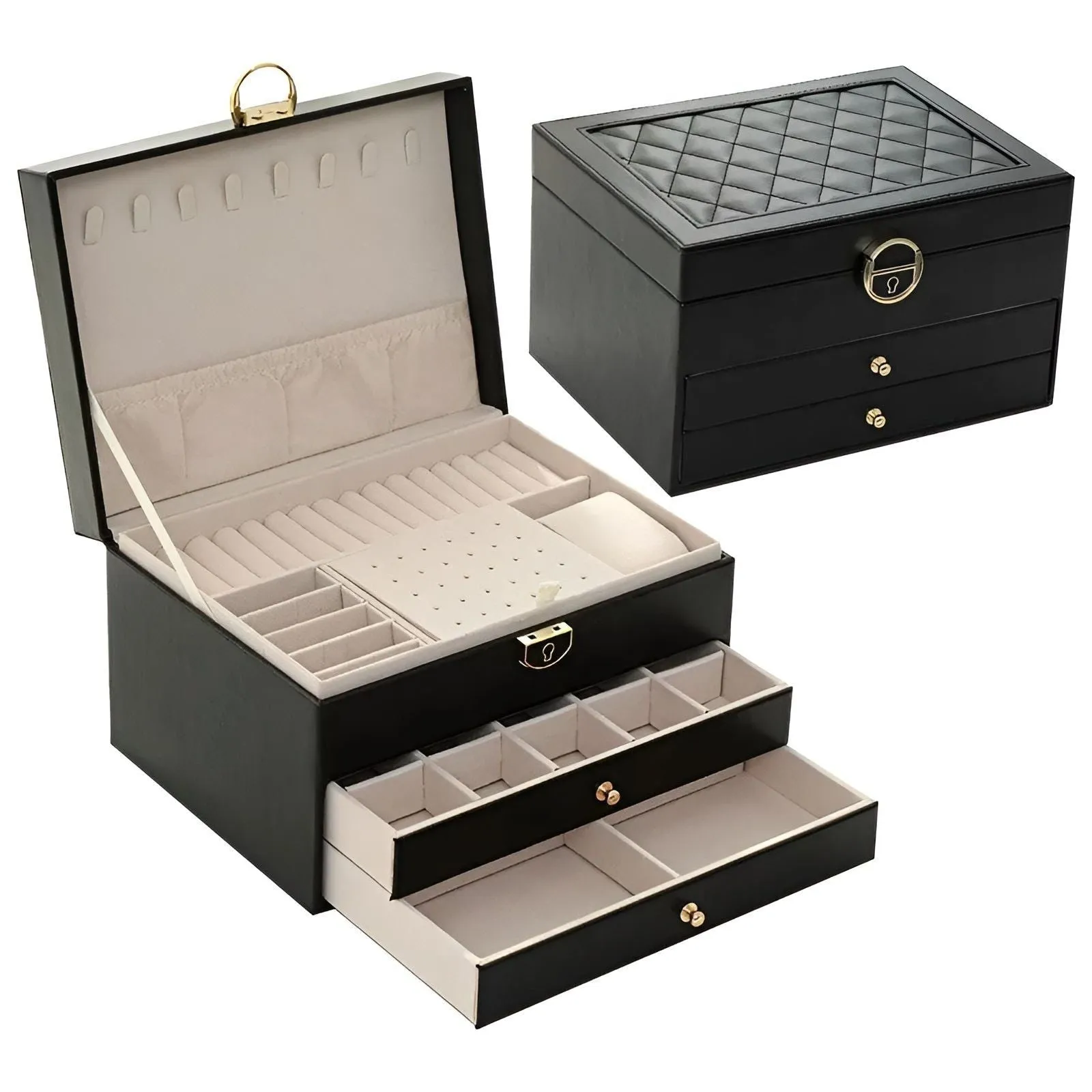 Luxury Box - Mehrstöckige Schmuck-Display & Aufbewahrungsbox