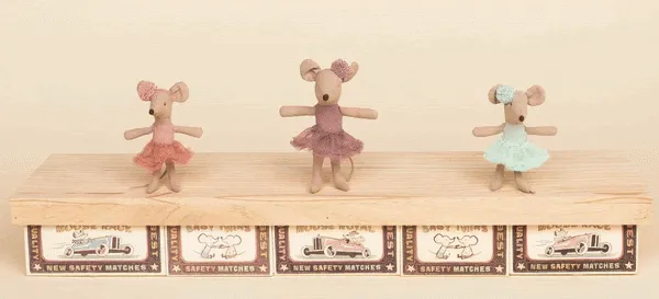 Maileg Ballerina Mouse, Big Sister - Heather