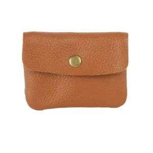 Maison Fanli Coin Purse in Dark Camel