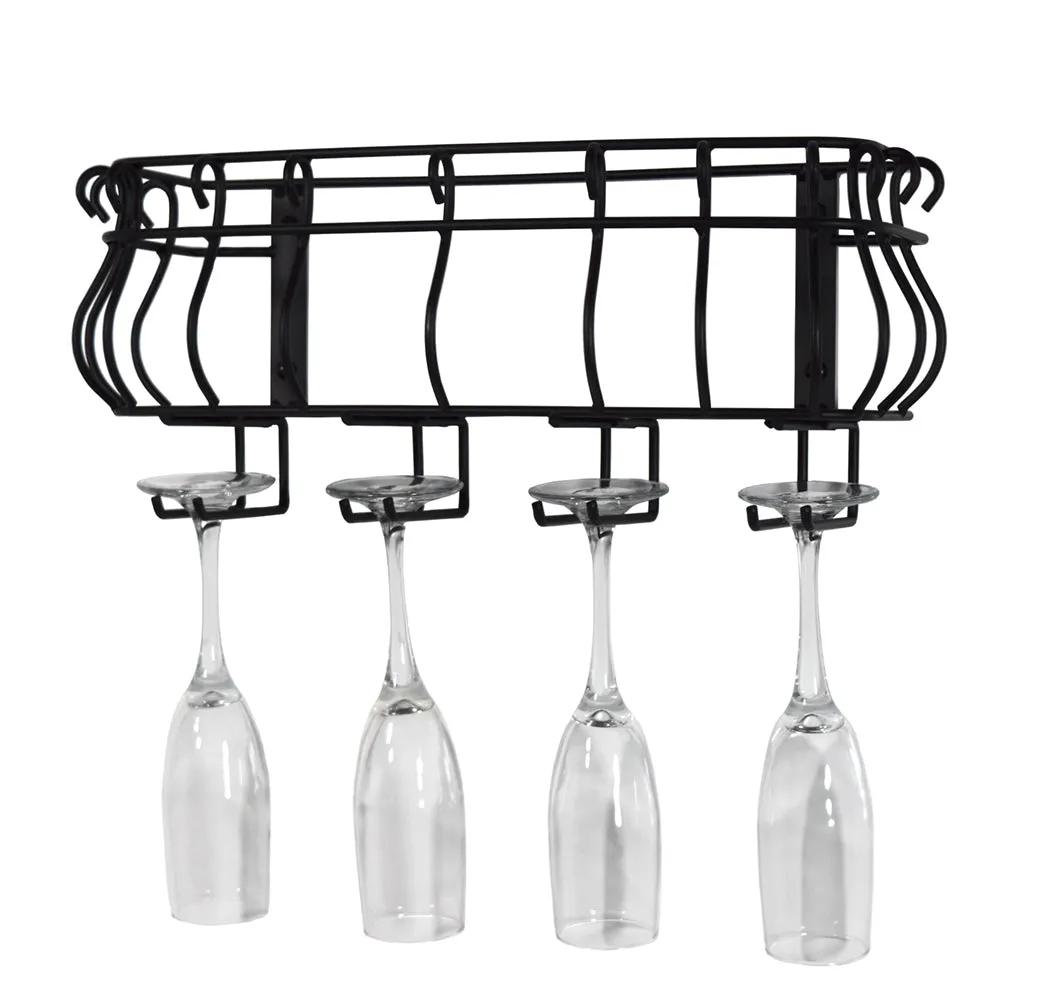 Mango Steam Balcony Wall Mounted Wine Rack