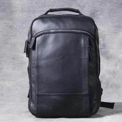 Mens Leather Backpack Vintage for Laptop