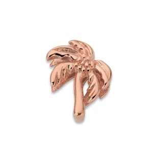 Mesh charm palm tree rosé gold