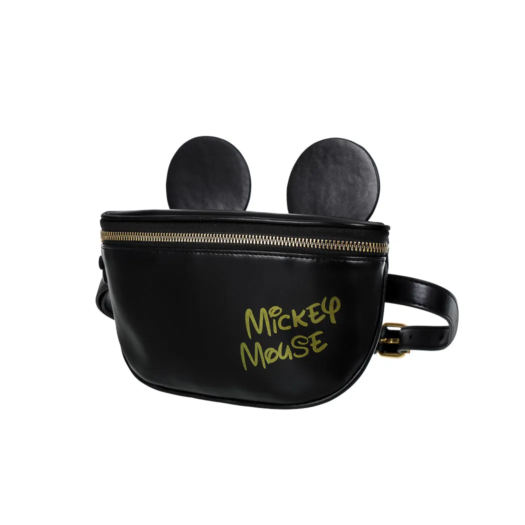 Mickey Mouse Collection Ear-shaped Letter Crossbody Bag