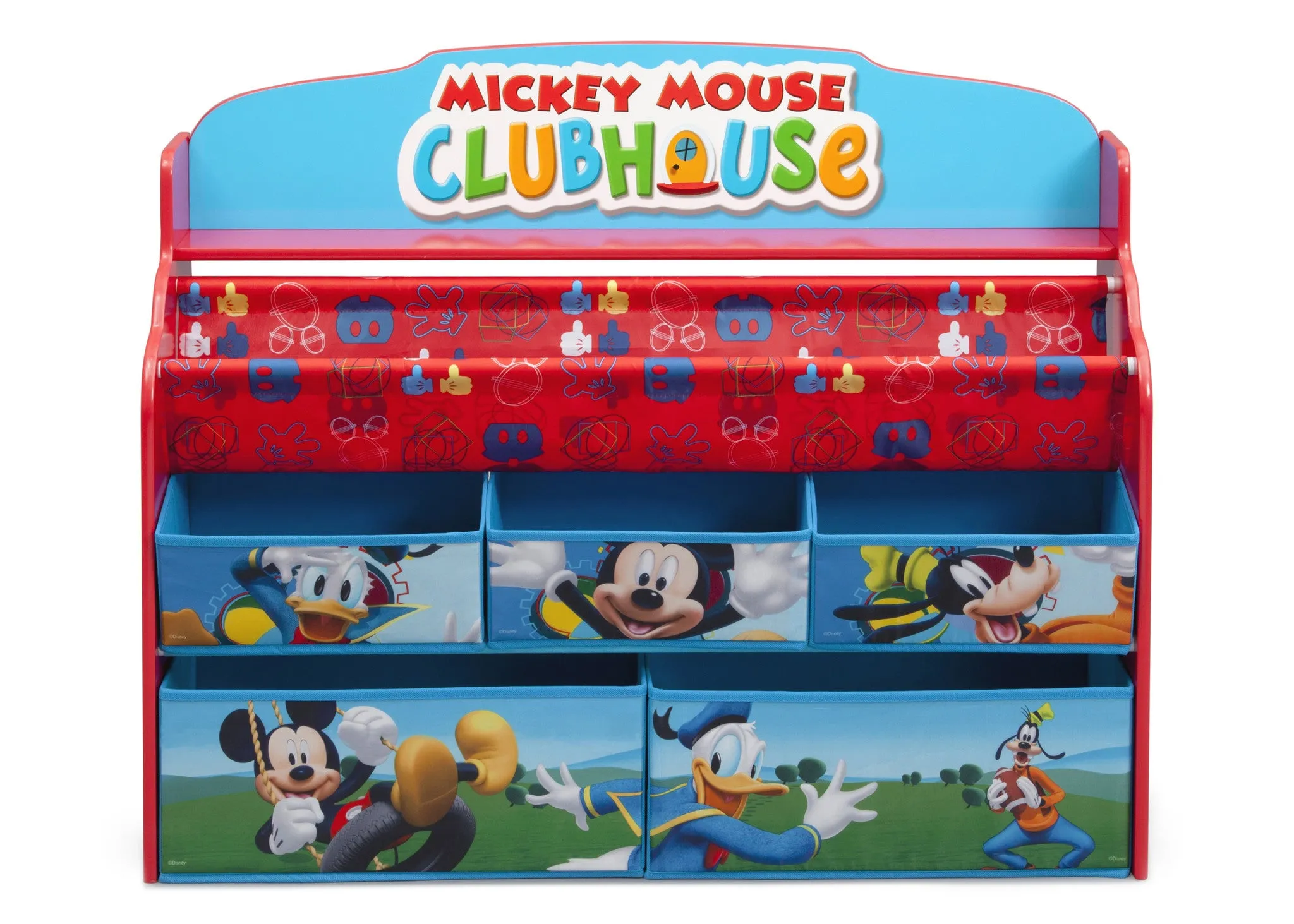 Mickey Mouse Deluxe Book & Toy Organizer