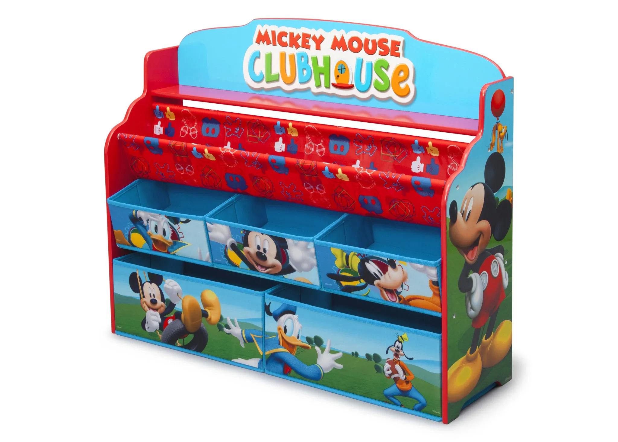 Mickey Mouse Deluxe Book & Toy Organizer