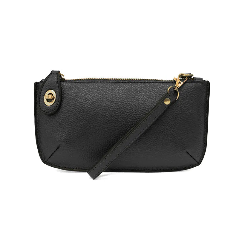 Mini Crossbody Wristlet Clutch Black Women's  L8000