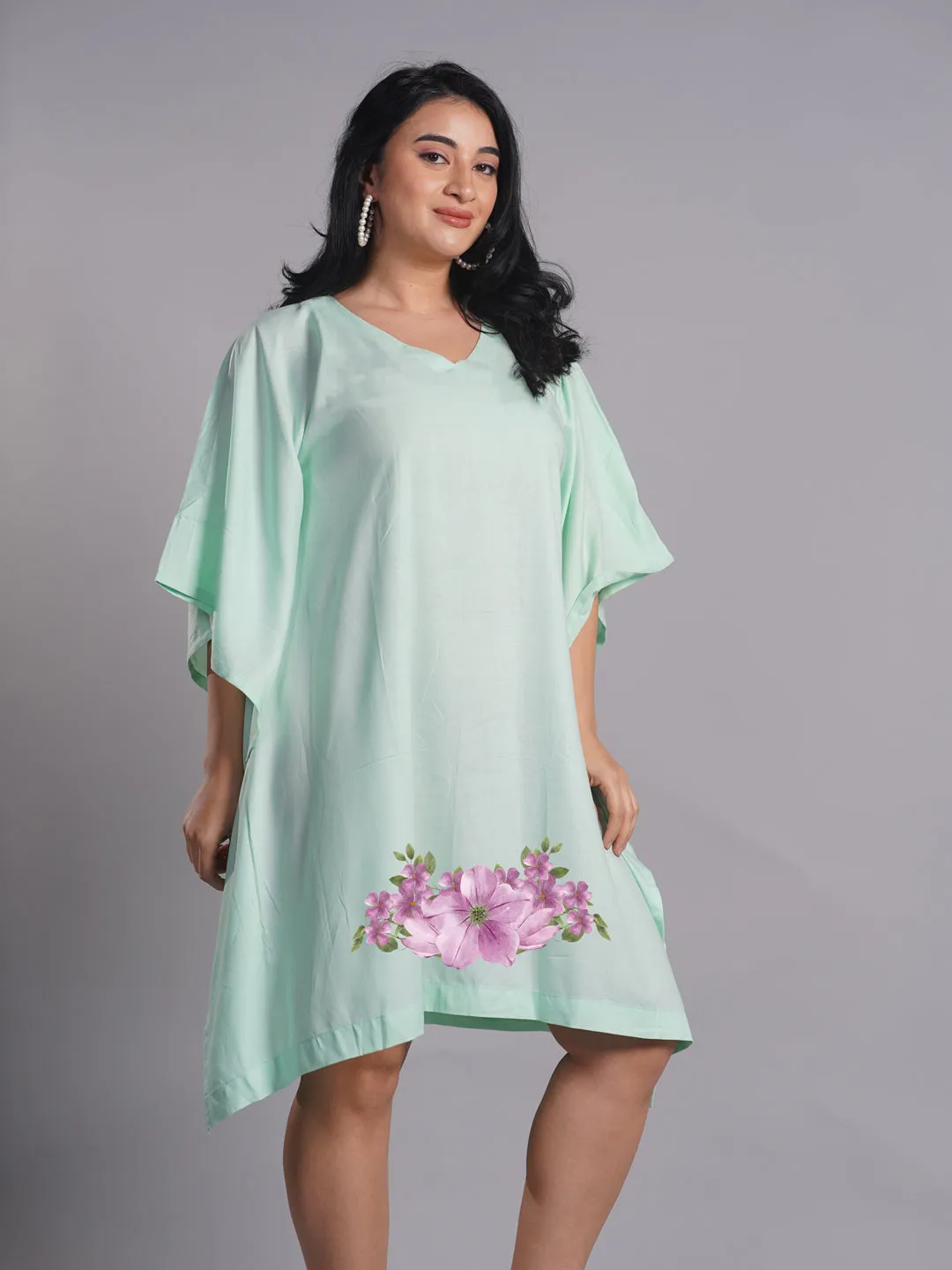 Mint Rayon Kaftan - Bewitching