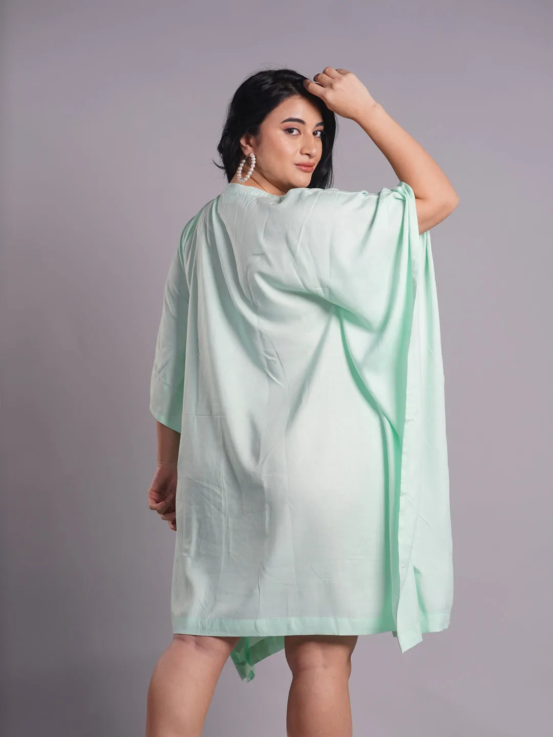 Mint Rayon Kaftan - Bewitching