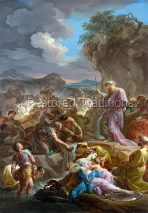 Moses Striking the Rock – Giaquinto