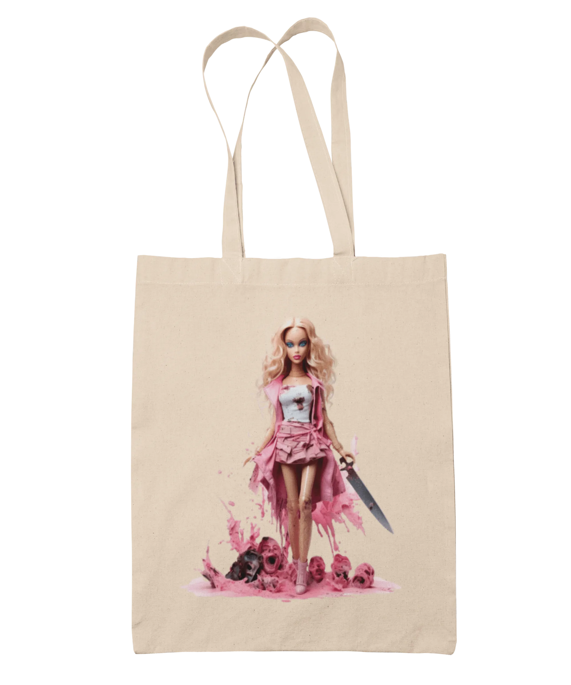 Murdering Gothic Barbie Tote Bag