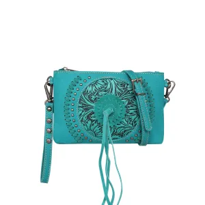 MW1176-181 Montana West  Tooled Collection Clutch/Crossbody