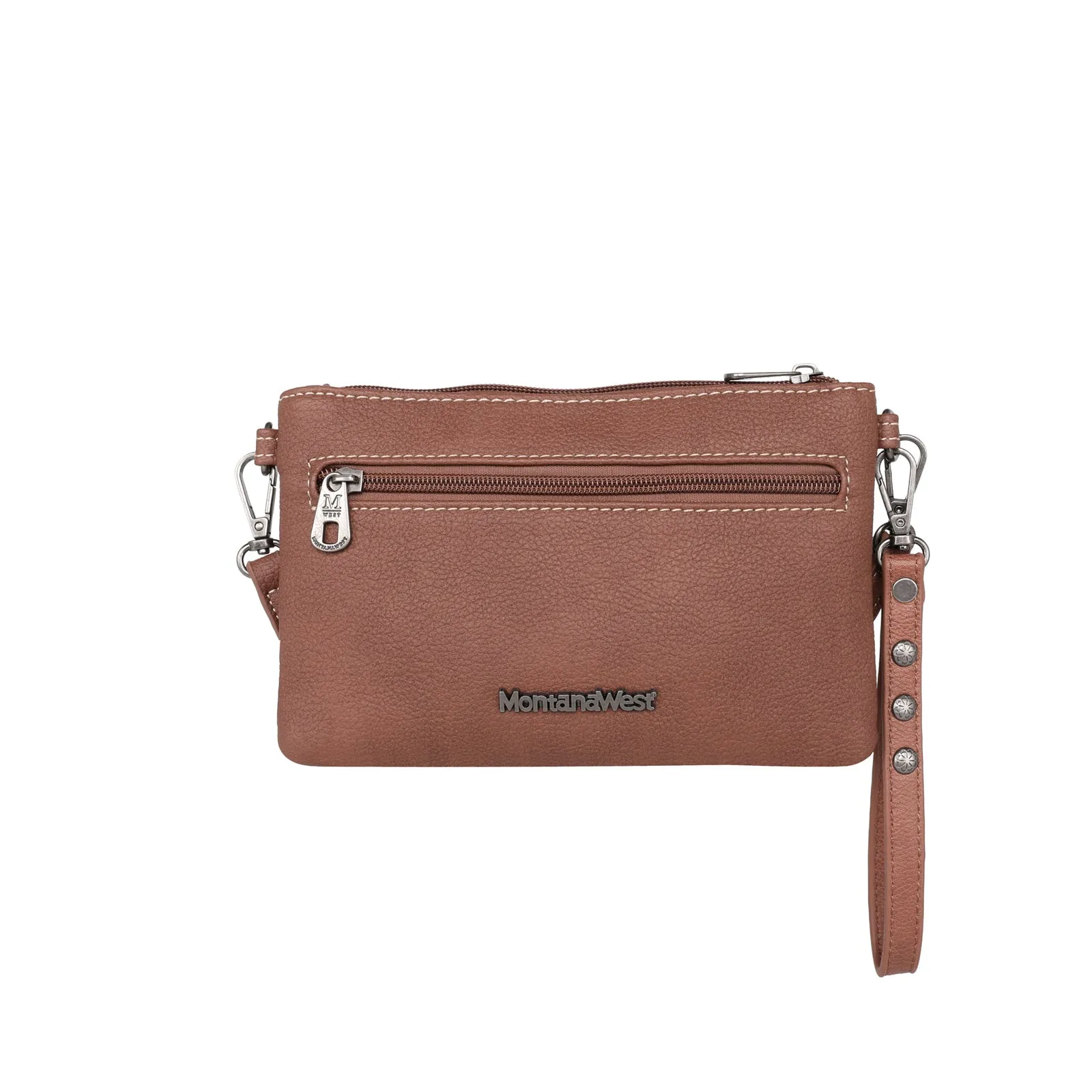 MW1176-181 Montana West  Tooled Collection Clutch/Crossbody