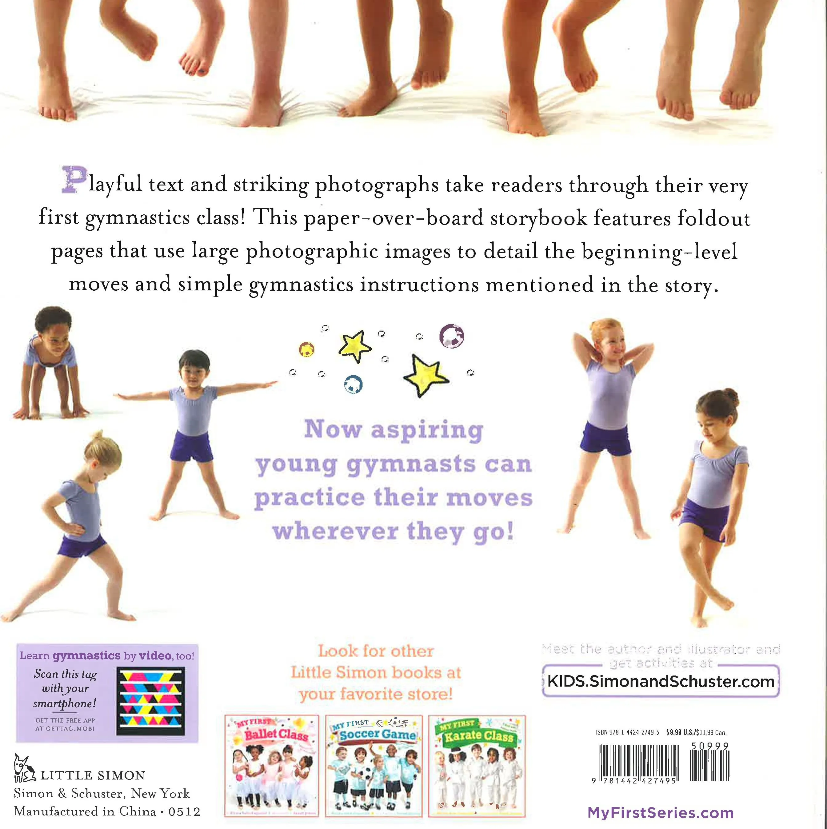 My First Gymnastics Class: A Book With Foldout Pages