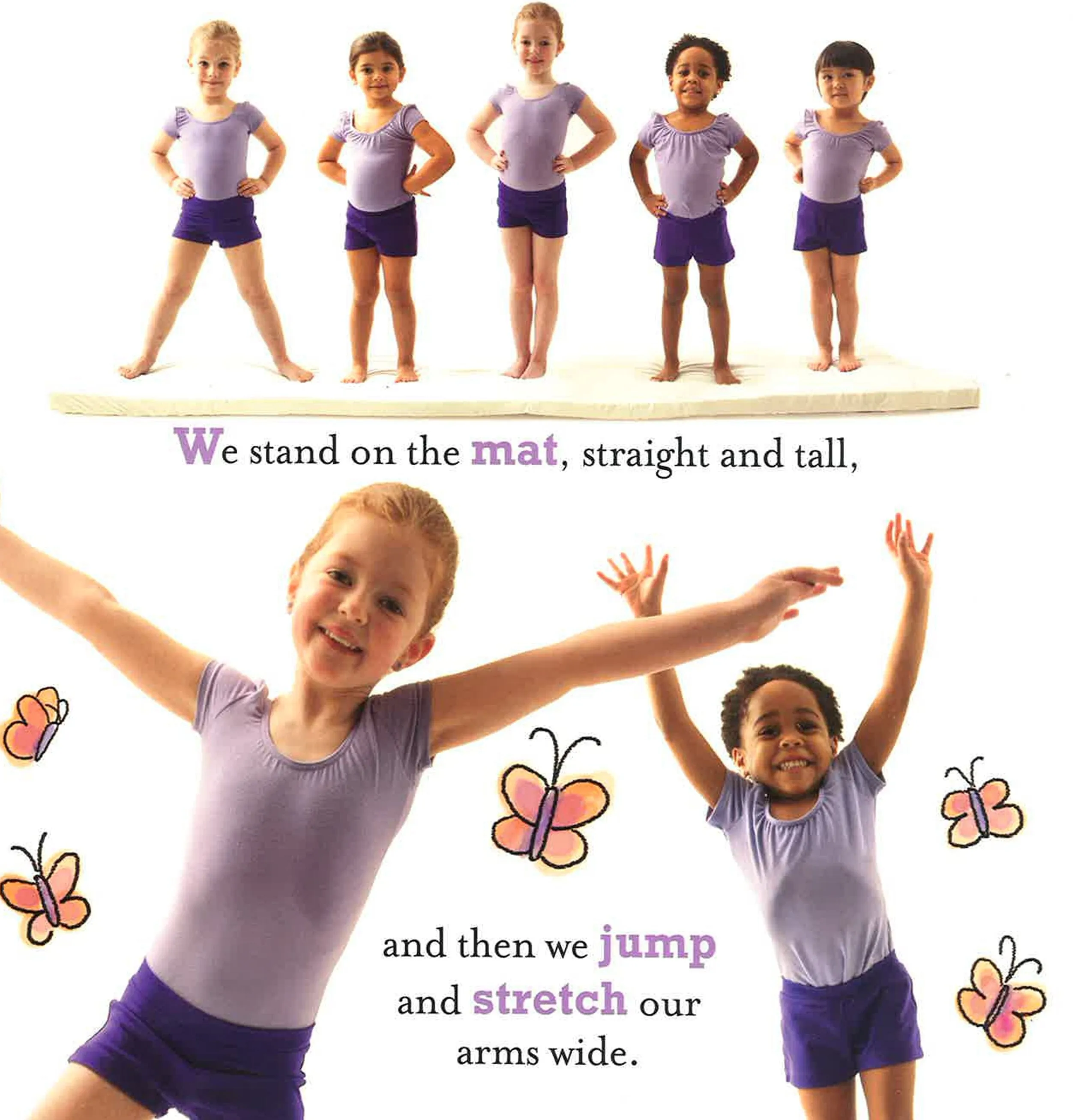 My First Gymnastics Class: A Book With Foldout Pages