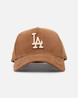 New Era Los Angeles Dodgers 'Ornamental Corduroy' 9FORTY A-Frame Snapback Tan