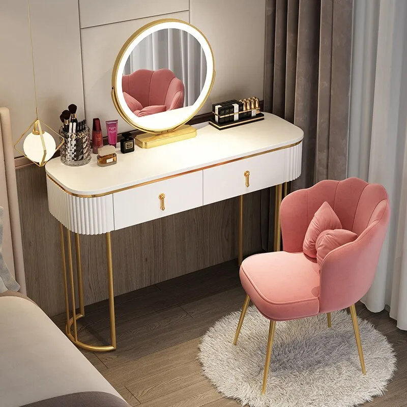 Nordic Dressing Table - Luxury Comfortable Storage Organizer