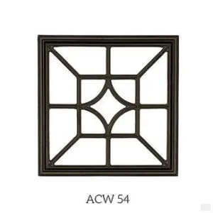 Nuvo Iron Square Decorative Gate Fence Insert ACW54 - 15 in x 15 in