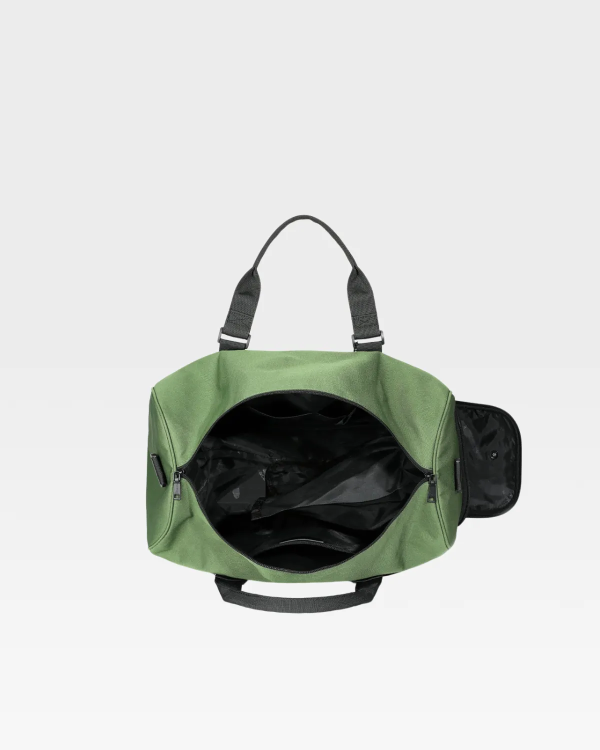 Nylon Travel Bag in Olive Green