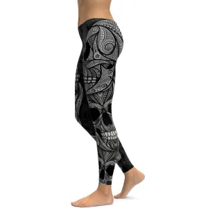 Ornamental Skull Leggings