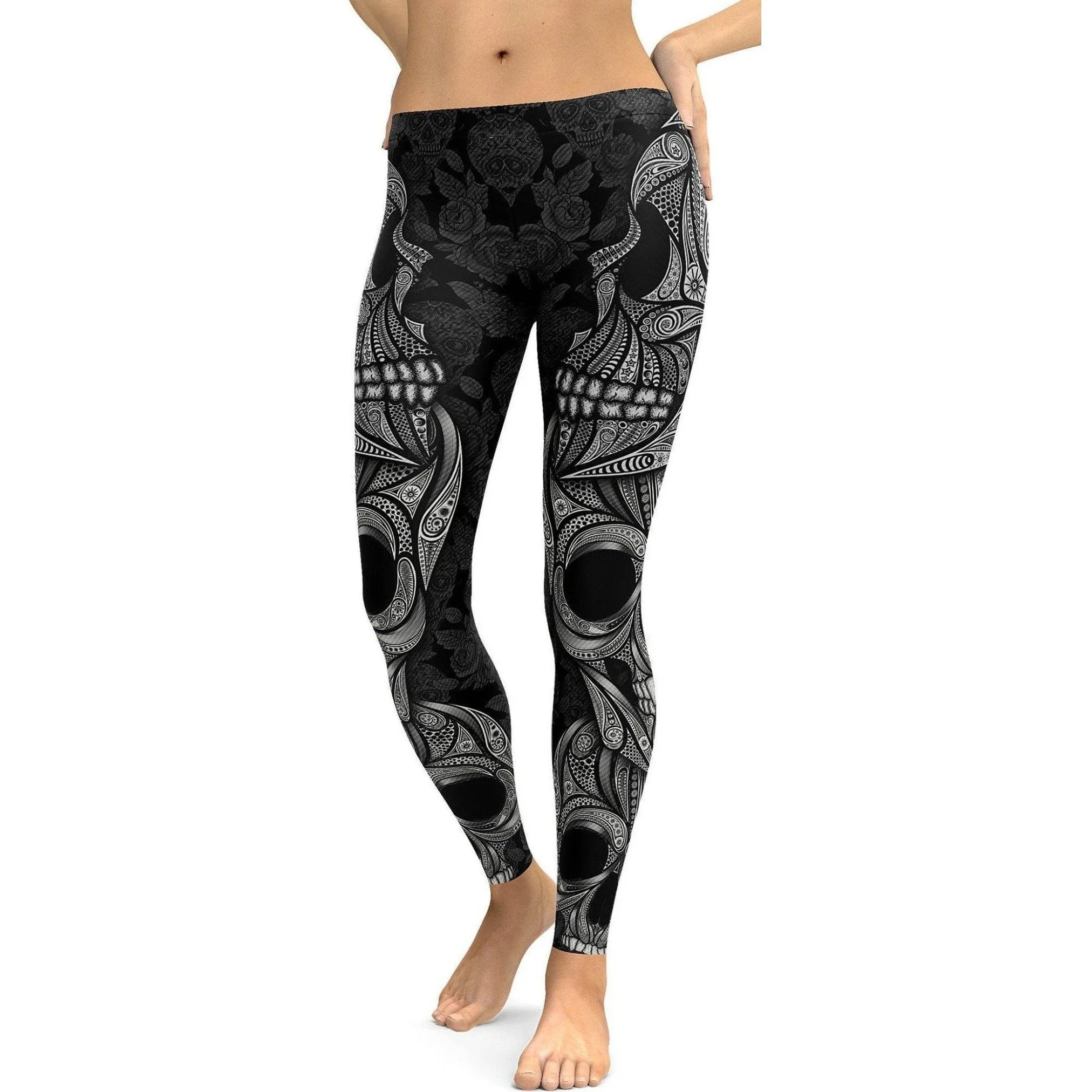 Ornamental Skull Leggings