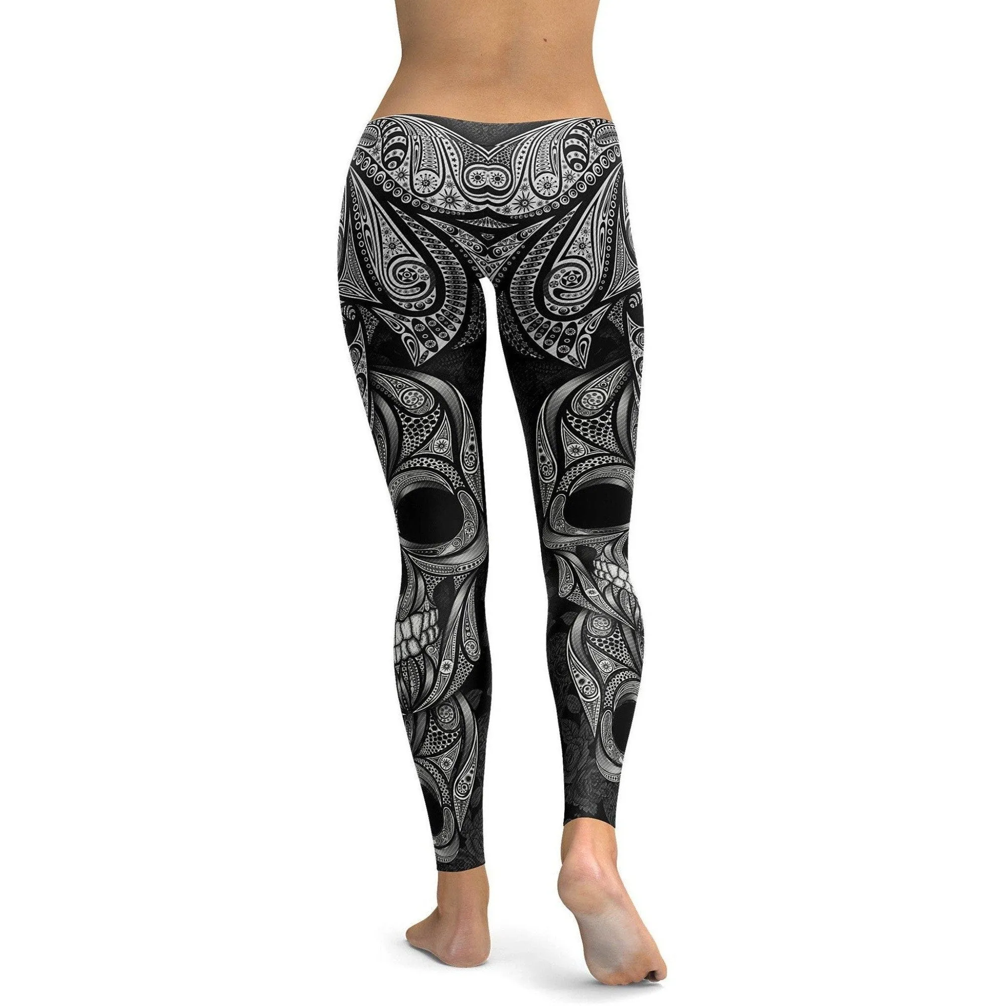 Ornamental Skull Leggings