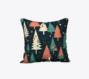 Ornamental Trees Throw Pillow Cover