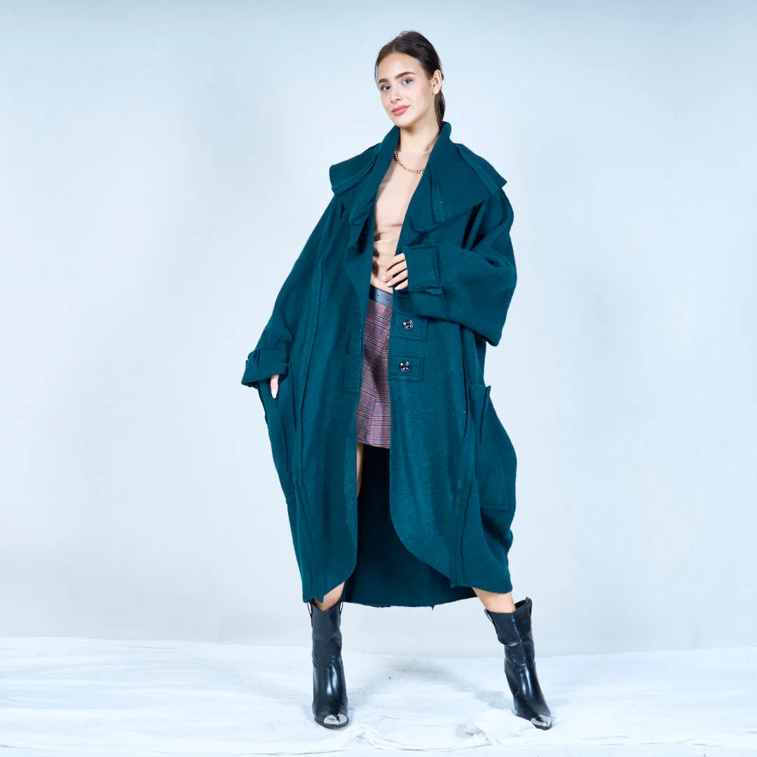 Oversized shawl-collar knit coat wholesale