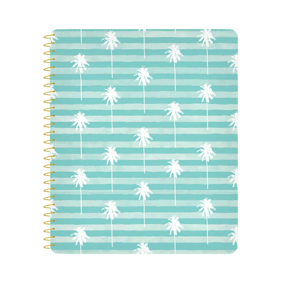 Palm Tree with Stripes Spiral Notebook