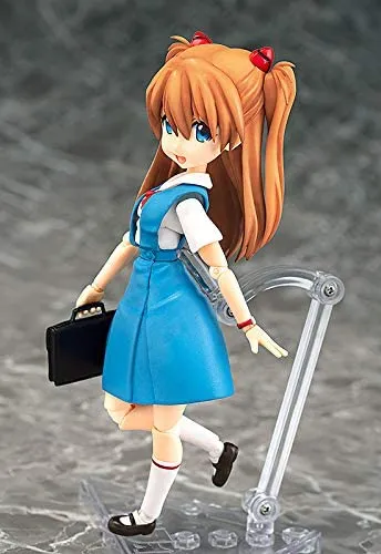 Parfom R! Rebuild of Evangelion Asuka Langley Shikinami School Uniform Ver. Posable Figure