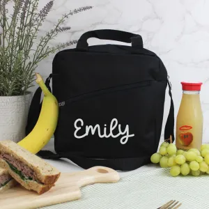 Personalised Kids Insulated Lunch Bag with Shoulder Strap & Carry Handle