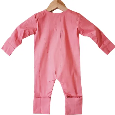 Pink Boho Grow With Me Adjustable  Rompers Baby Clothes For Girls