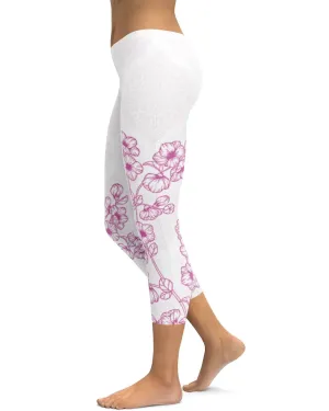 Pink Sakura Capris