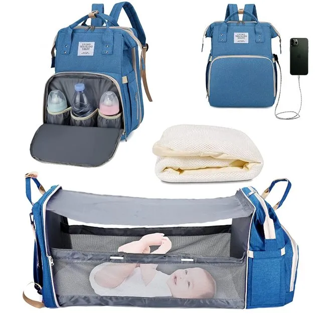 Portable Baby Nappy Changing Bed Bag