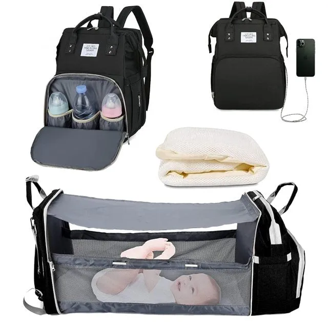 Portable Baby Nappy Changing Bed Bag