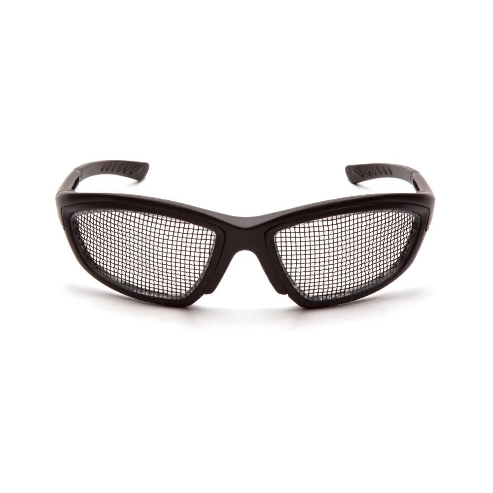 Pyramex® Trifecta Wire Mesh Lens Safety Glasses - SB74WMD