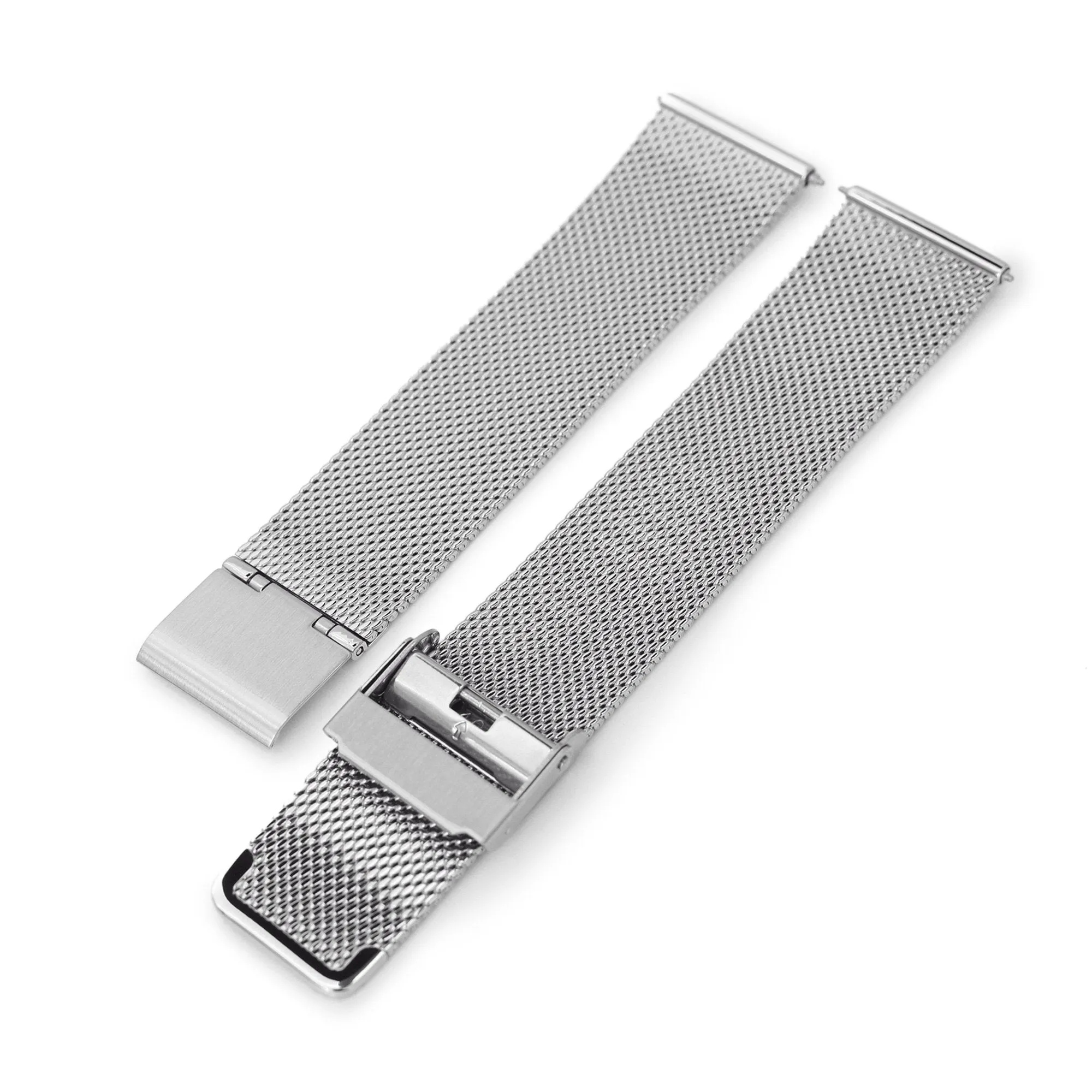 Quick Release Classic Superfine Wire Mesh Band, Polished