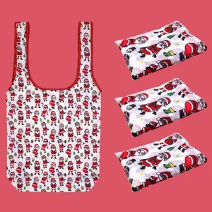 "Sassy Santa" Reusable Bag Bundle - 4 Pieces