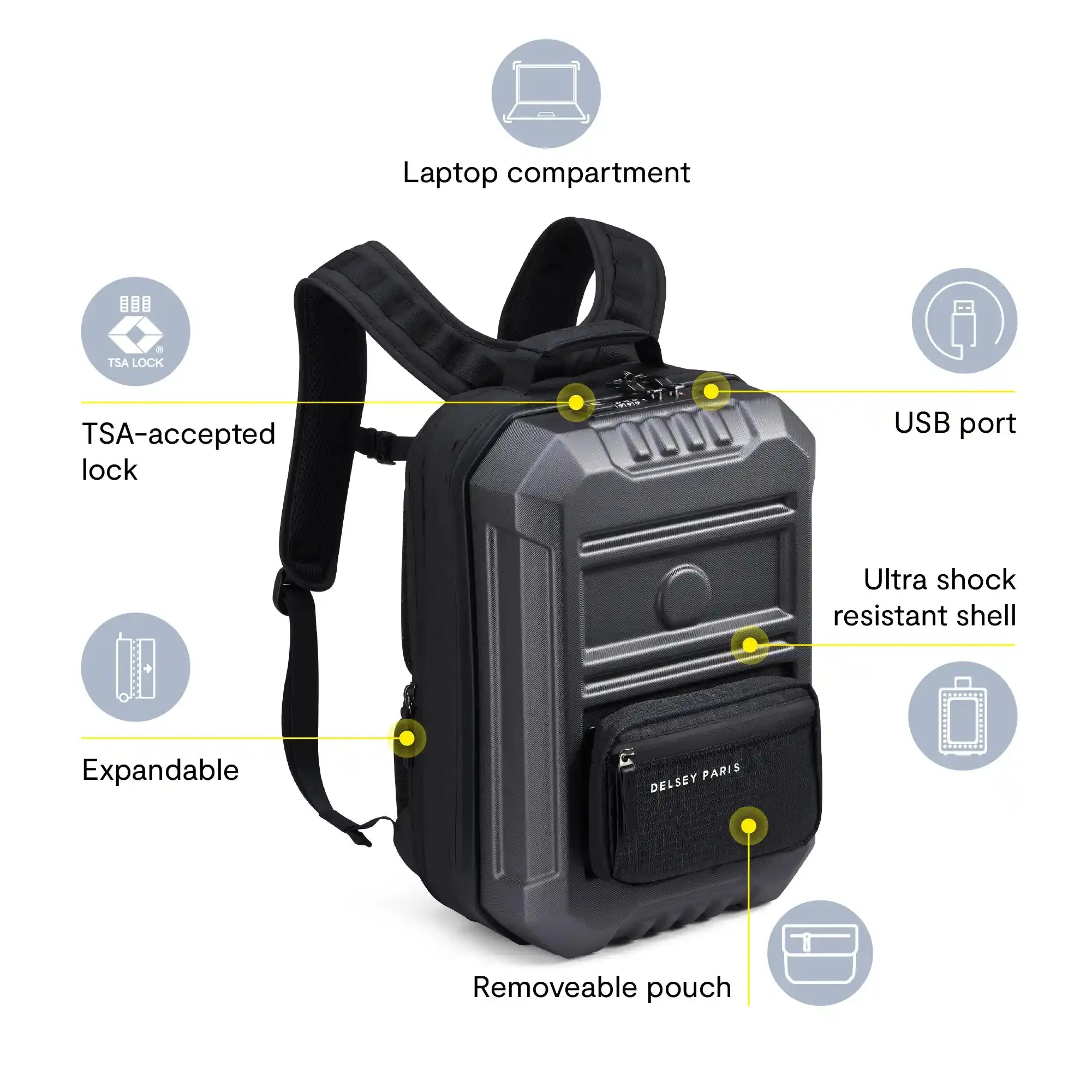 REMPART - Expandable Laptop Backpack