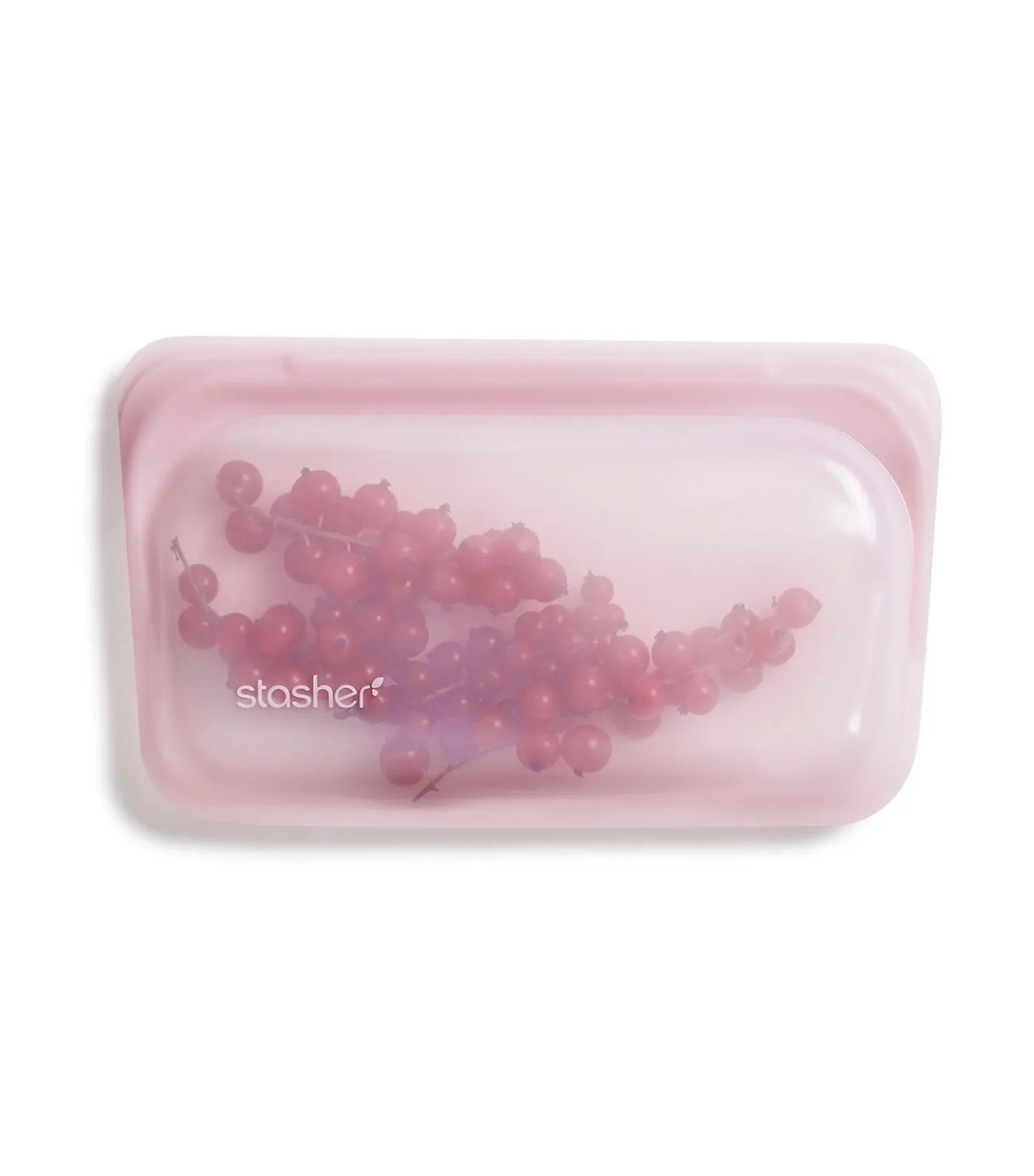 Reusable Silicone Snack Bag - Rose Quartz