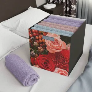 Rose Bouquet Felt Storage Box